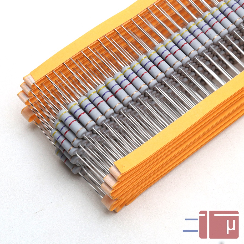 Resistor 4K7 4.7K 2W Metal Oxide 5% Taiwan Kaki Tembaga