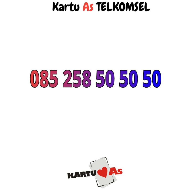 nomor cantik telkomsel kartu as 505050