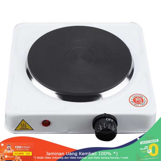 (BISA COD) RVOSTR TOKIWA Kompor Listrik Mini Hot Plate Electric Cooking 1000W - TI-5712