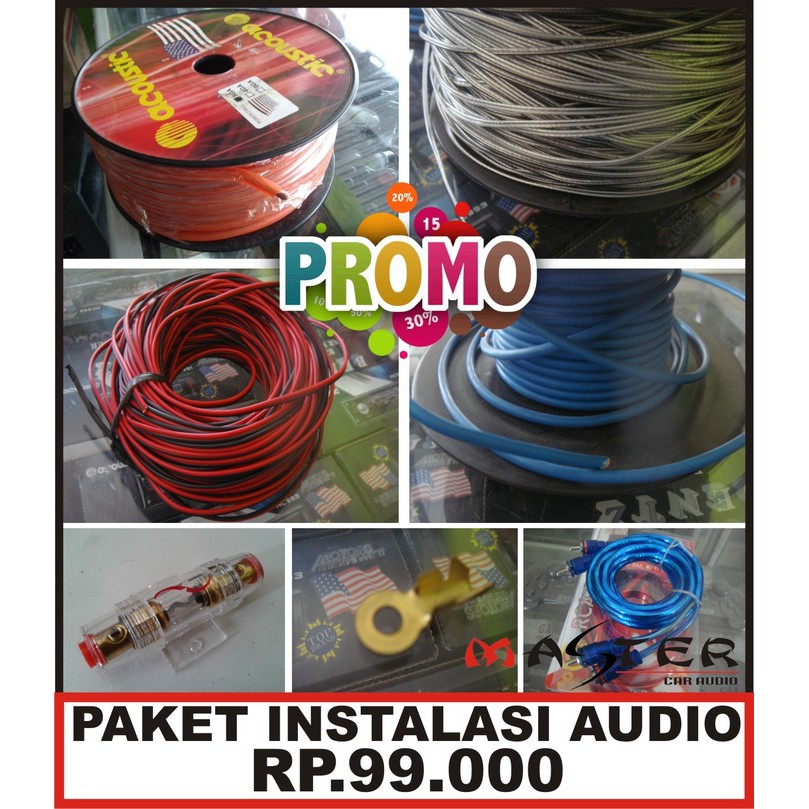 PAKET INSTALLASI AUDIO MOBIL HEMAT