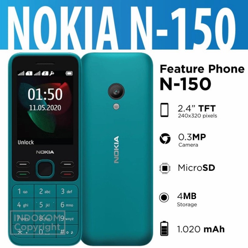 Nokia 150 2020 candy HP NOKIA 150 Dual Sim COD BERGARANSI