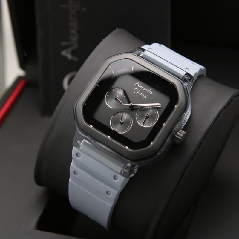 JAM TANGAN WANITA ALEXANDER CHRISTIE AC 2811 RUBBER AC2811 ORIGINAL
