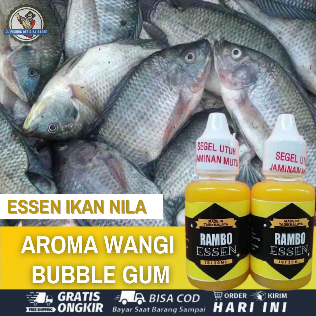 ESSEN IKAN NILA MEDIA UMPAN LUMUT - UMPAN PANCING ESSEN IKAN NILA - ESSEN OPLOSAN IKAN NILA AROMA BU