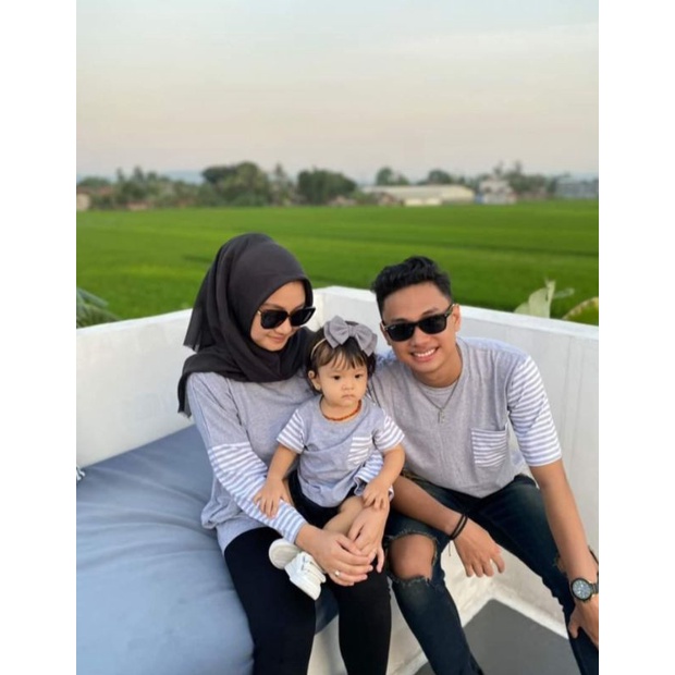 TUKUBUU - Mixi Misty Family Set / Kaos Busui Colorblock / Kaos Anak Colorblock