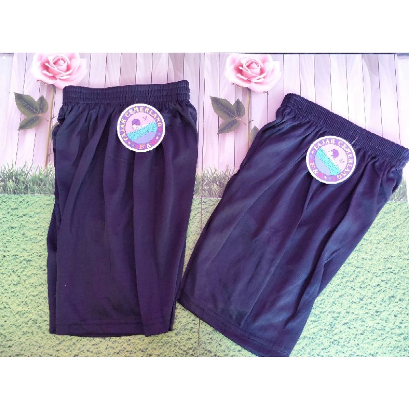 Celana Short Fajar Cemerlang Khusus HiTAM/Stret Wanita/Short wanita Murah