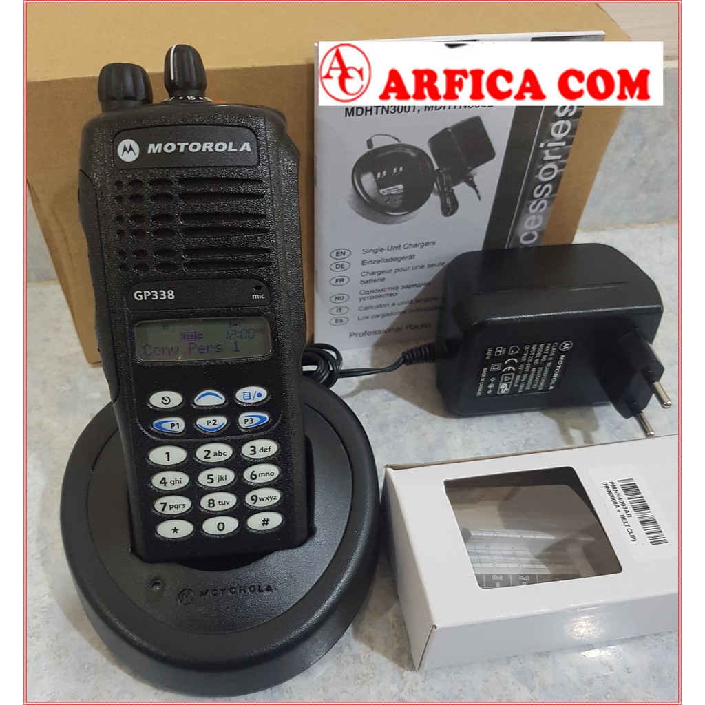 HT MOTOROLA GP 338 VHF BATANGAN ORIGINAL LIKE NEW MURAH