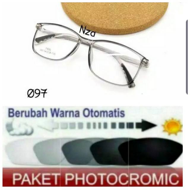 Frame Kacamata Terbaru Anti Radiasi PHOTOCROMIC, Kaca mata Minus, Kacamata Plus, Kaca mata Elastis