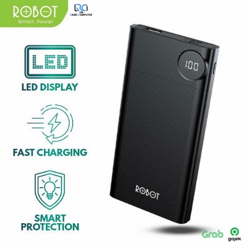 robot power bank tr190 10000mAh black mobile power