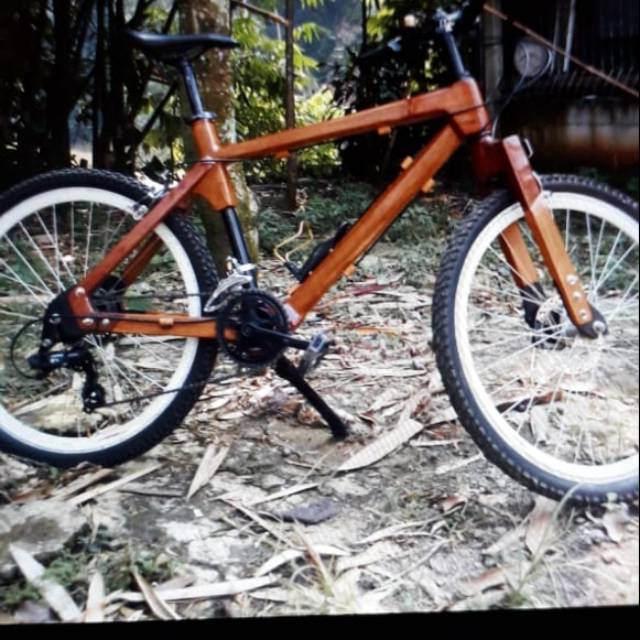 Sepeda BMX Kayu Jati, Sepeda Antik/Sepeda Klasik/Sepeda Dewasa