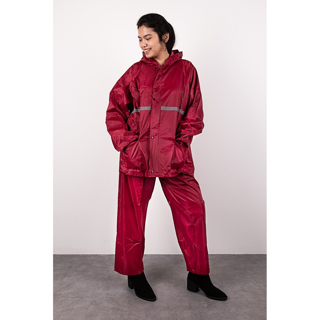 Setelan Jas hujan / Jas Hujan Tebal Anti Air / Jas Hujan Jualan / GRC - 8070-1