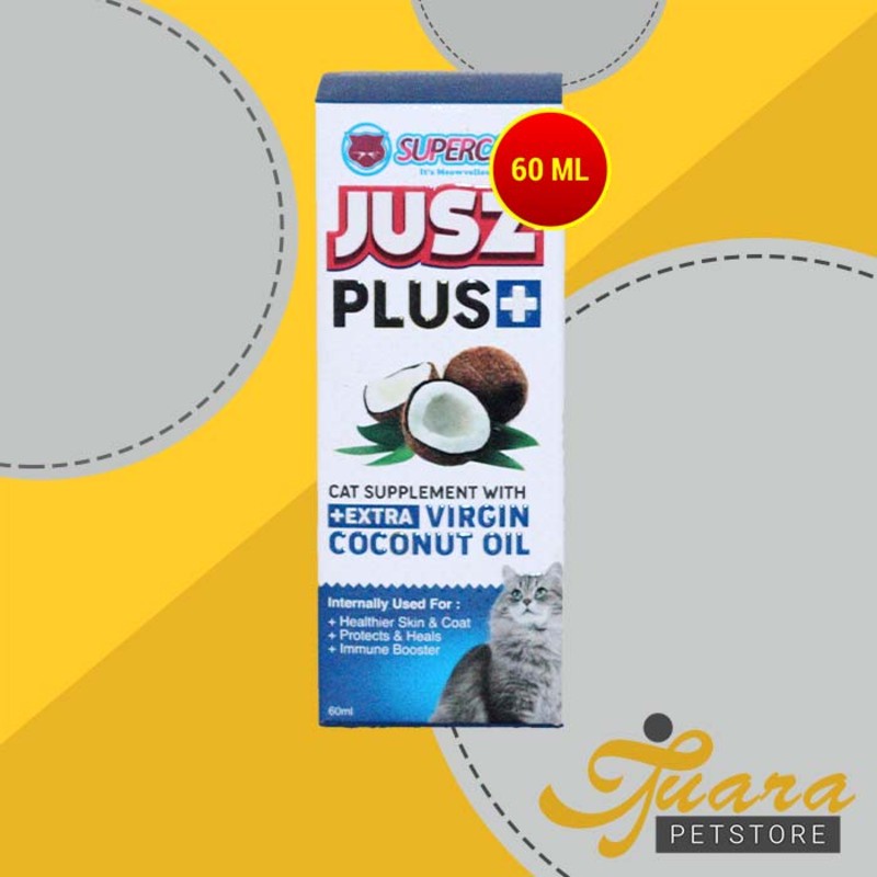 Jusz Plus Cat Supplement Virgin Coconut Oil 60ml