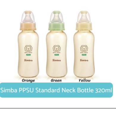 SIMBA PPSU STANDARD NECK FEEDING BOTTLE 320ML P6111-A1