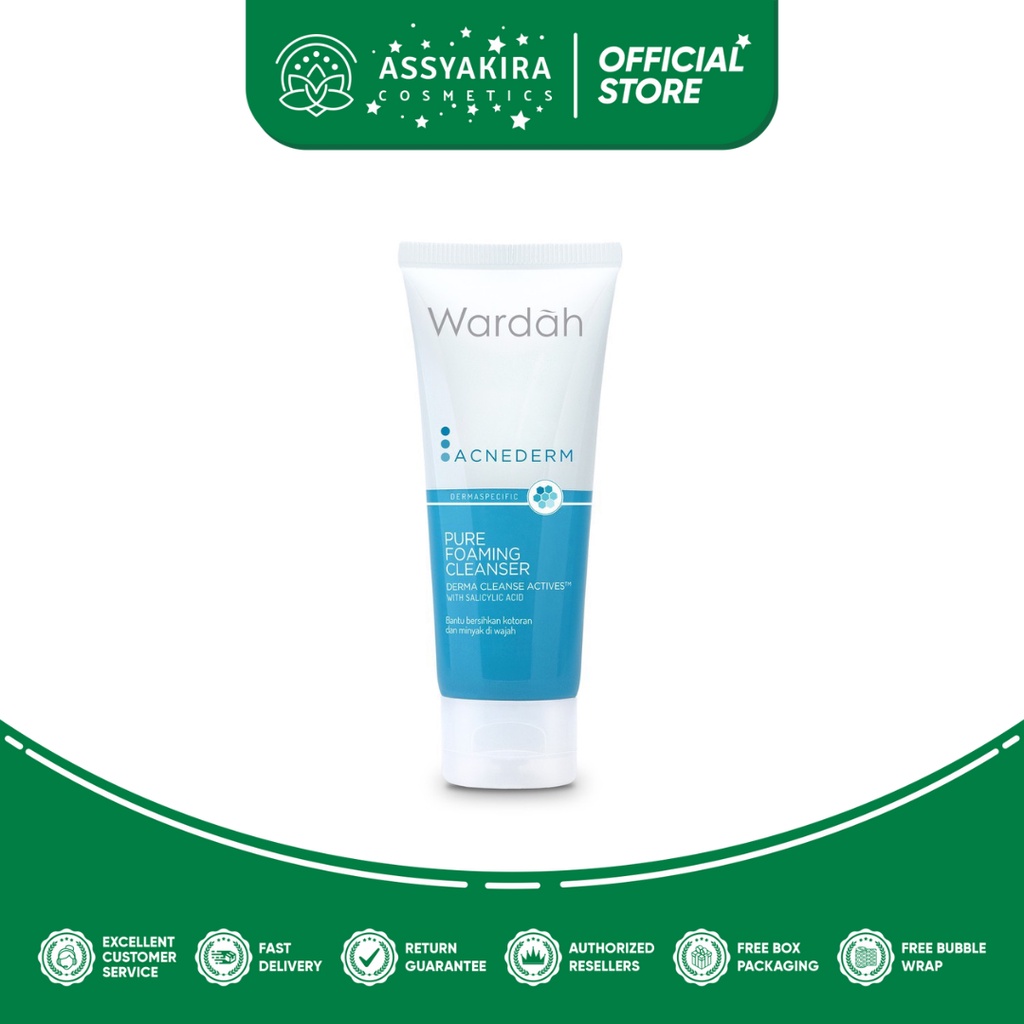 Wardah Acnederm Pure Foaming Cleanser 60ml