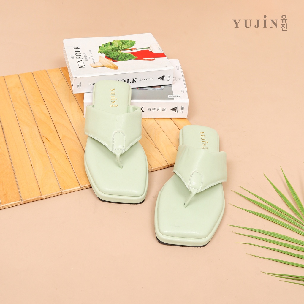 YUJIN Sandal Teplek Wanita Hana Korean Fashion Style