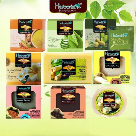 ★ BB ★ HERBORIST Natural Bar Soap Sere | Beras Putih | Beras Merah | Beras Hitam | Curcuma | Aloe / HERBORIS