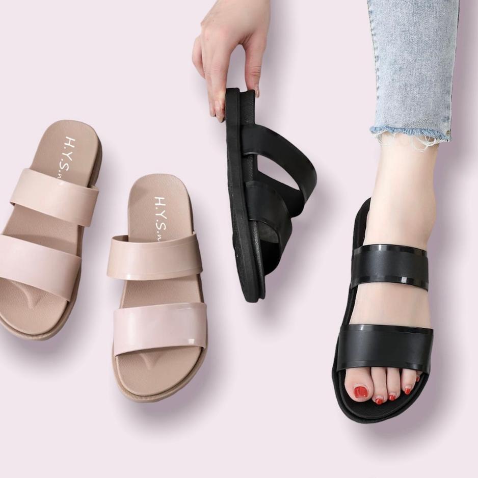 Terbagus.. Sendal Wanita Terbaru/Sandal Karet Jelly Balance 0912