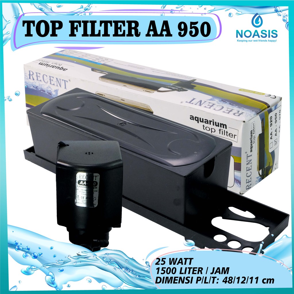 POMPA TOP FILTER JUMBO AQUARIUM RECENT AA 950