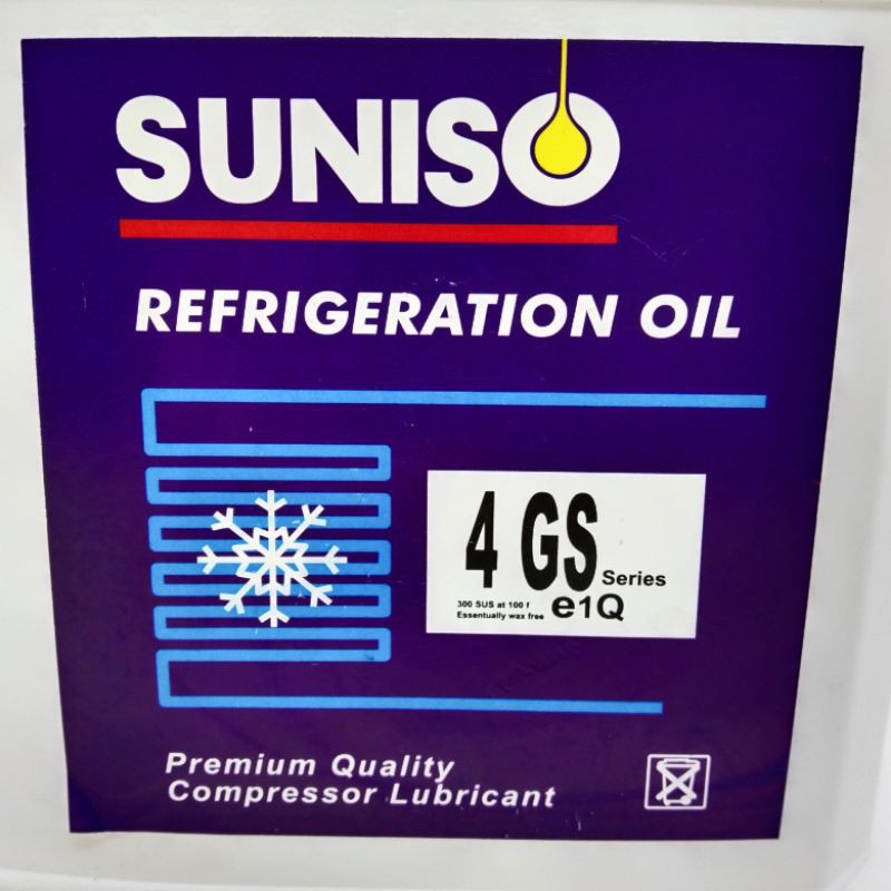 OIL SUNISO 3GS DAN 4 GS DERIGEN 1LITER KOMPRESSOR AC  | OLI COMPRESSOR AC 1L / OIL LITERAN 1 L