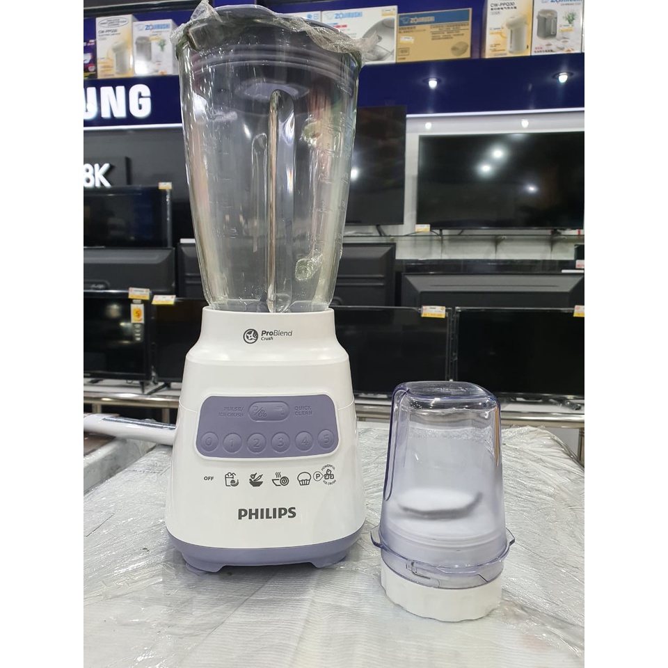 PHILIPS BLENDER 2 IN 1 HR-2222 GLASS JAR / HR2222