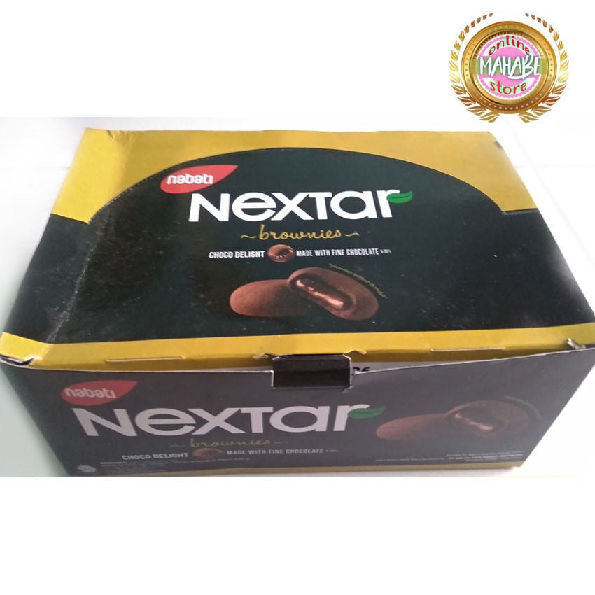 

Nabati Nextar Brownies Choco Delight Coklat 42 gram Snack - 1 pack isi 10 pcs