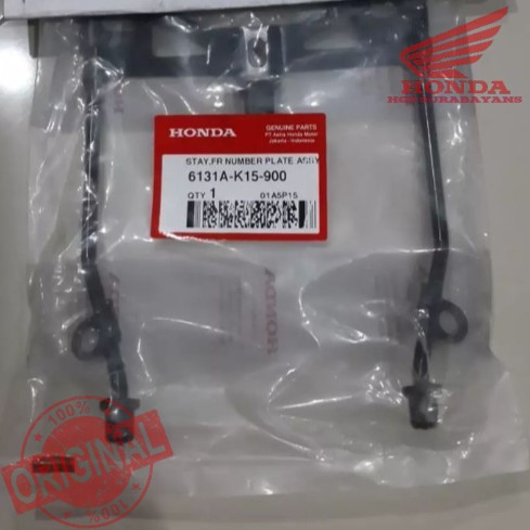 Bracket Dudukan Plat Nomor Honda CB150R Old 6131AK15900 ASLI AHM