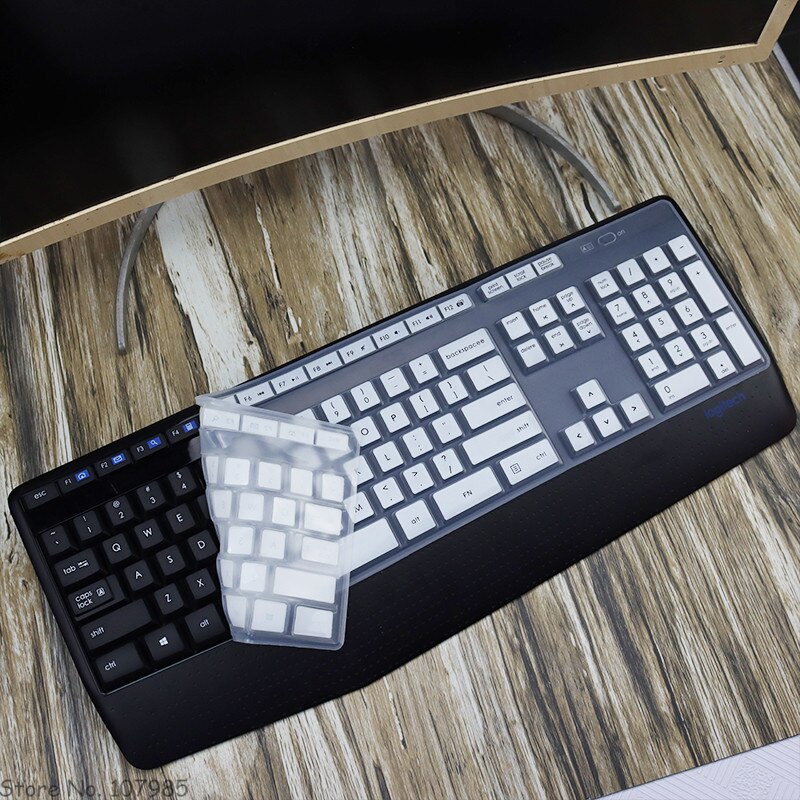 Cover Pelindung keyboard Wireless Bluetooth Logitech MK345 K345 MK 345 Bahan Silikon Anti Debu