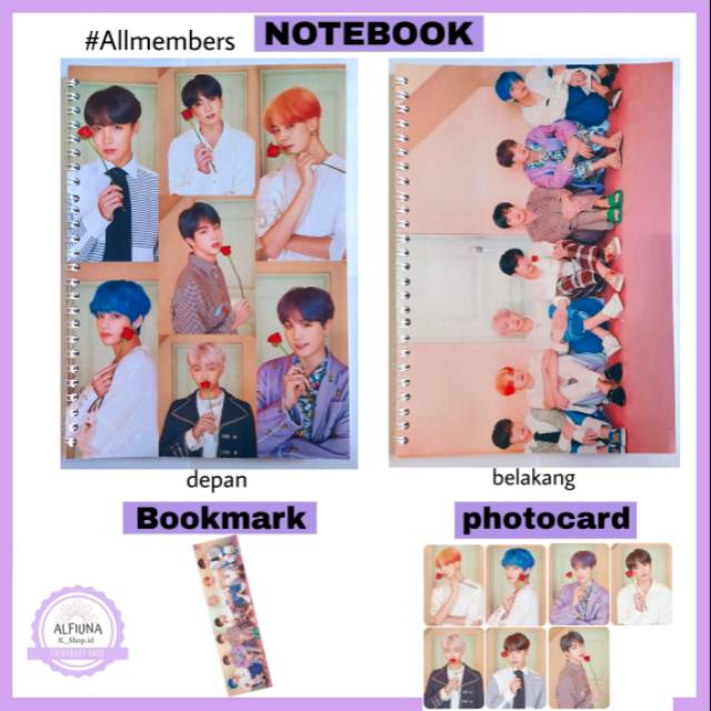 

[READY] NOTEBOOK KPOP BTS B5 MOTS PERSONA Versi 3