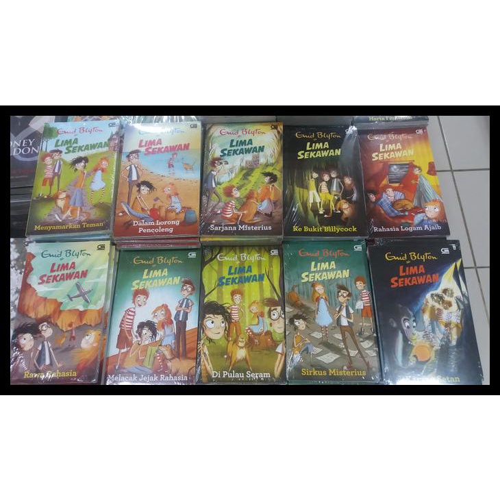 

TERBARUU!! Novel Lima Sekawan (21 Buku) - Enid Blyton TERLARIS
