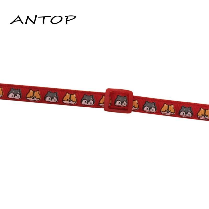 Pet Collar Kalung Kucing Kalung Anjing Kelinci Motif Tulang Lonceng Tali Kucing Lucu ANTOP