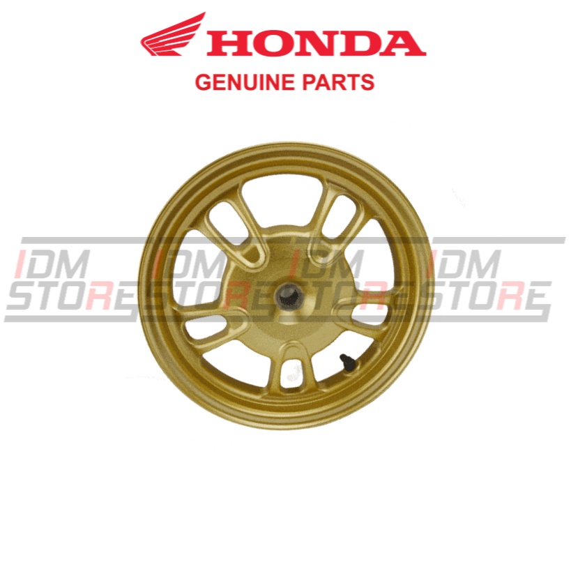 VELG PELEK BELAKANG SCOOPY K2F 2021 GOLD WHEEL SUB ASSY SCOOPY 2021 42650K2FN00ZA 42650-K2F-N00ZA