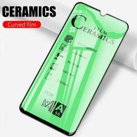 Tempered Glass Samsung Galaxy M02s FULL COVER FULL SCREEN Ceramic Film Anti Gores