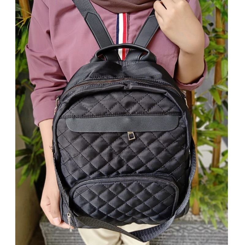 TASHAPPY JT01069 tas RANSEL Stylish wanita import model korea supplier tas import 1 kg bisa 2 tas