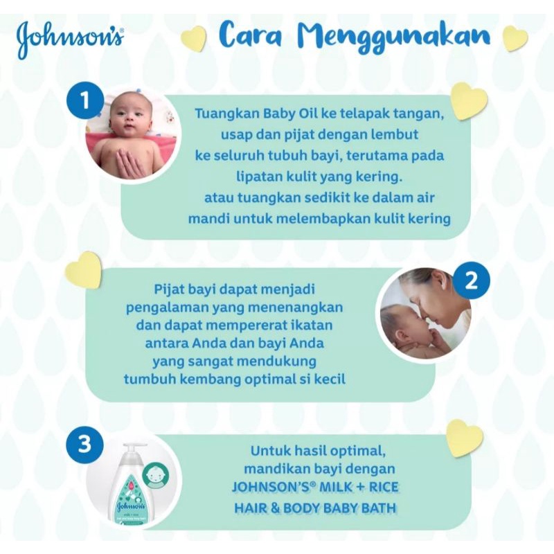 JOHNSON'S Baby Oil 125ml