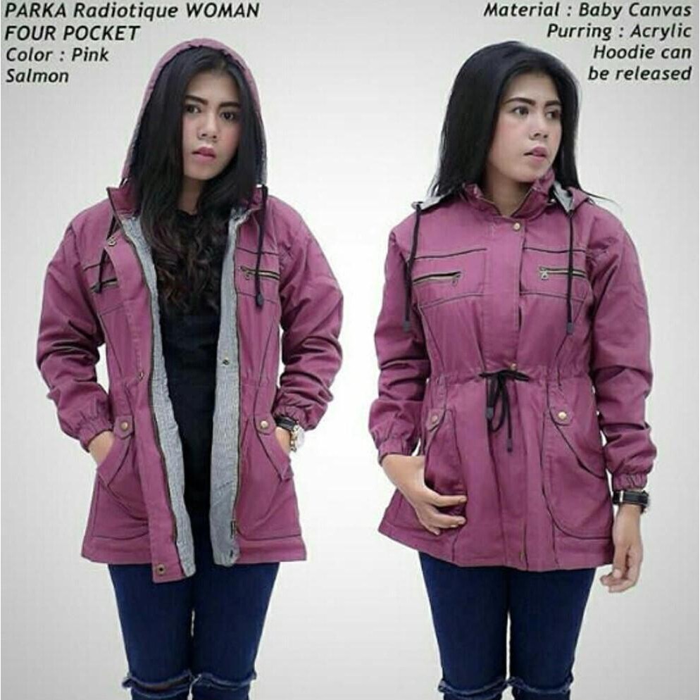 Jaket Wanita Funny Cewek Ukuran M Fit To L Warna  Kuning  