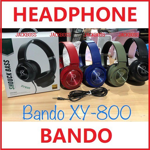 Headphone Bando Realme XY-800 Headset Bando Pure Sound EXTRA BASS Handsfree Earphone (colokan jack 3