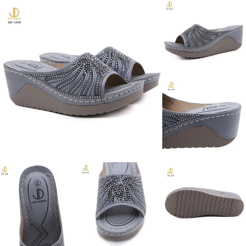 JOSE DAROCA Wedges Sandal Leather #EBS-12048# Original