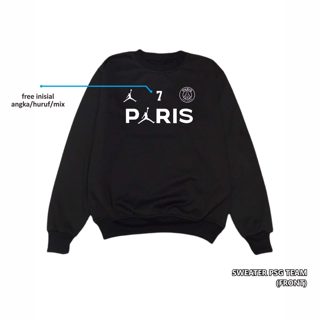 SWEATER PSG TEAM | Jersey Bola Jaket Bola Hoodie Bola Sweater Bola K03