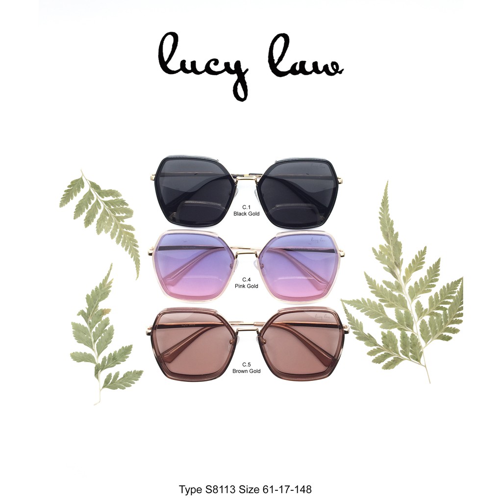 Lucy Law S8113 Sunglasses Include Polarized Lens