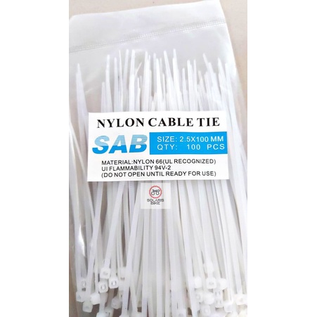 Cable  Ties Kabel Tali Serut  Nylon 20cm
