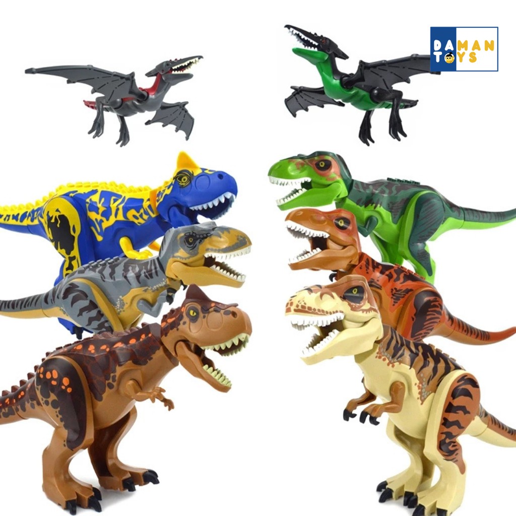 Mainan Dino DIY Dinosaurus Jurassic T-Rex Tyrex Besar Bongkar Pasang