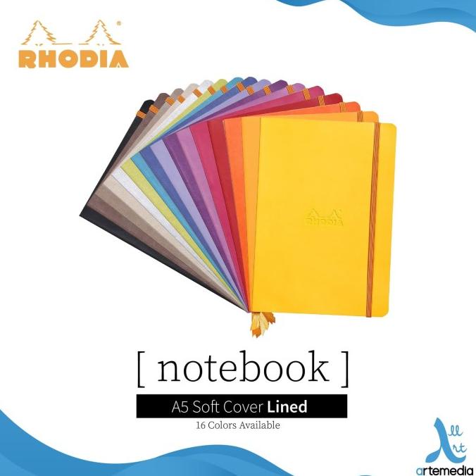

[[COD]] Buku Catatan Rhodia A5 Lined Softcover Notebook TERBAIK Kode 461