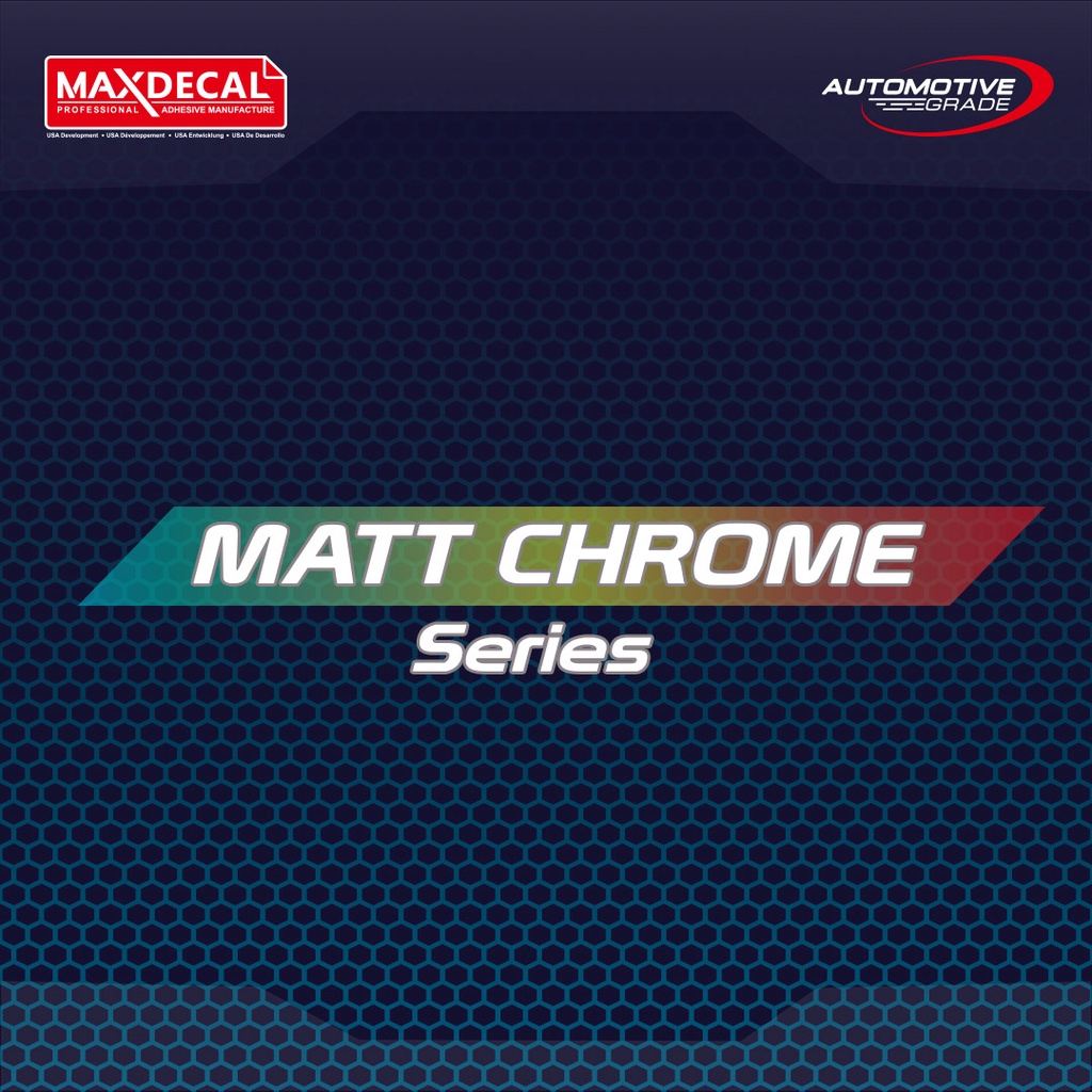 [Meteran 2] Maxdecal 9500 Matt Chrome 152cm Scotlite Mobil