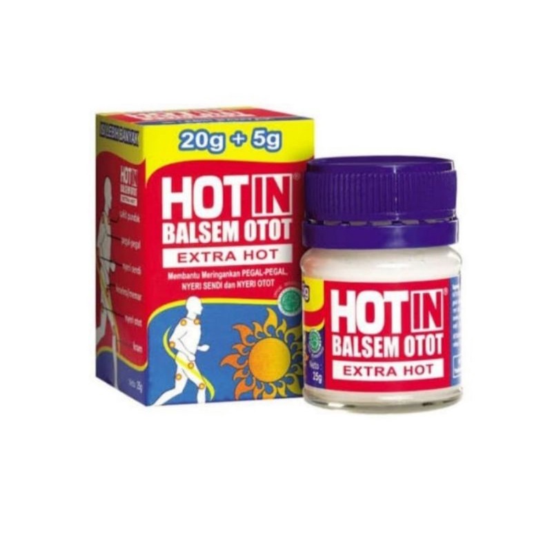 BALSEM OTOT HOT IN CREAM 25Gr EXTRA HOT PEGAL NYERI SENDI OTOT