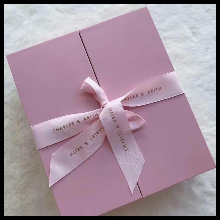 Buruan Beli - Tas Wanita Charles And Keith Gift Wanita Branded Original Import 617 - Merah Muda