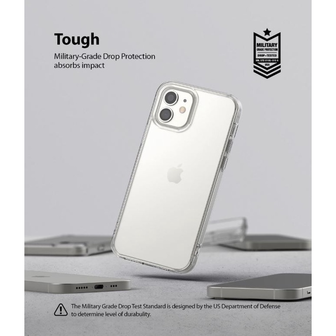 Ringke Fusion Case iPhone 12 / 12 Pro / 12 Pro Max / 12 Mini &amp; iPhone 13 / 13 Pro / 13 Pro Max / 13 Mini Soft Casing Anti Crack Cover Softcase