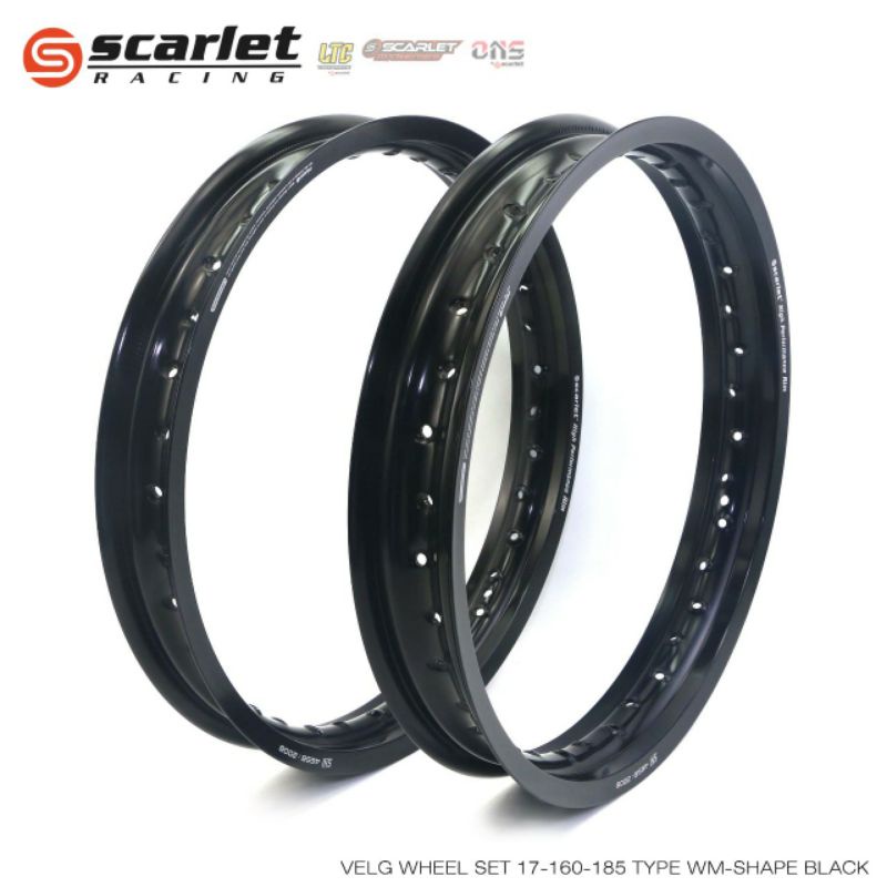 VELG SCARLET ALOY 160 185 RING 17 MURAH