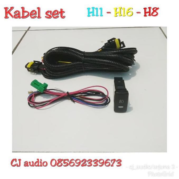 DISCOUNT KABEL SET  LAMPU  KABUT FOGLAMP FOG LAMP AVANZA  