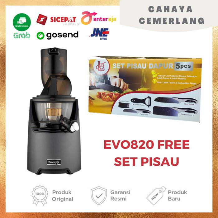 Juicerku Slow Juicer Kuvings Whole Evo 820 Kuvings Matt Gun Metal