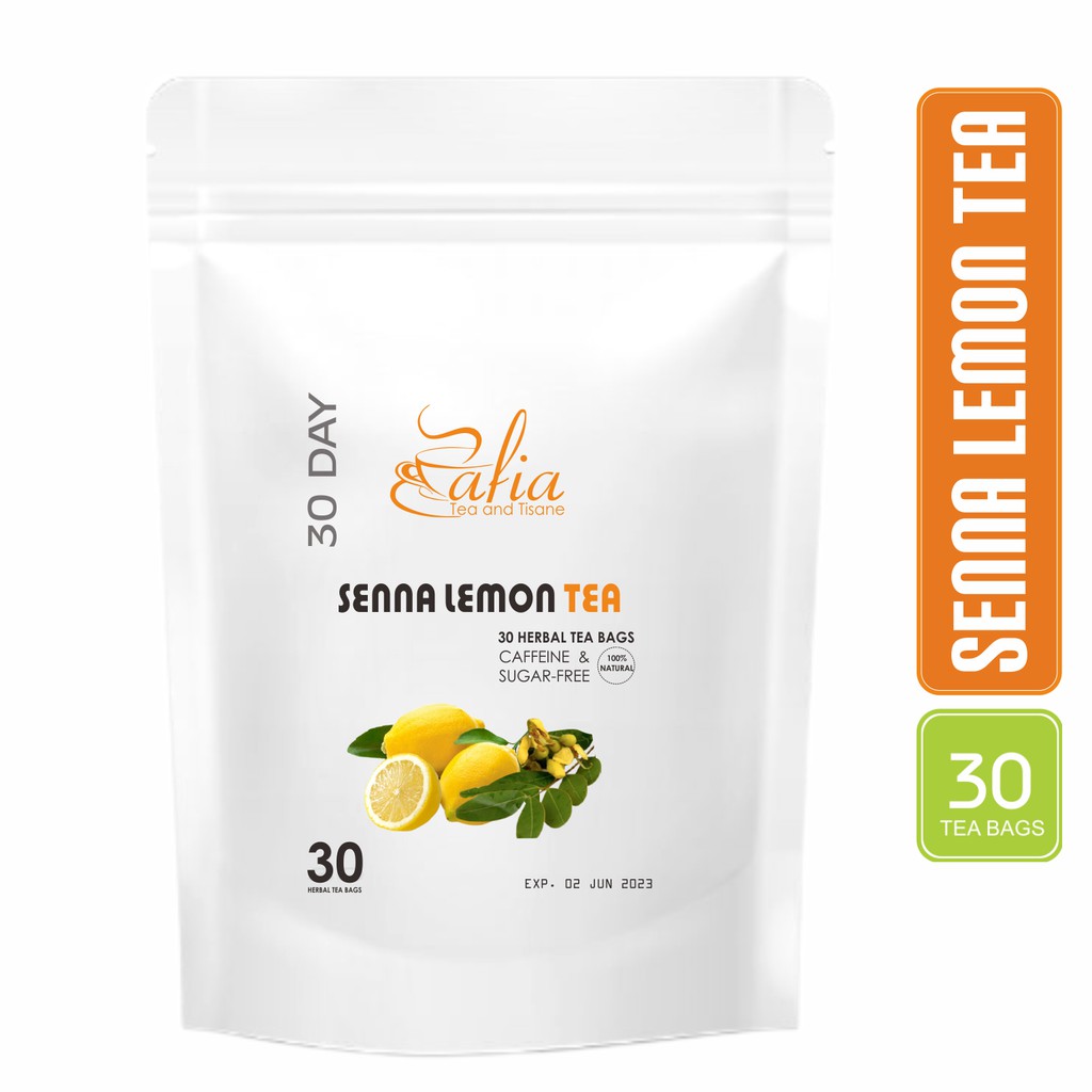 

Senna Lemon Tea : Teh Daun Senna Plus Lemon ( Isi 30 Tea bag )