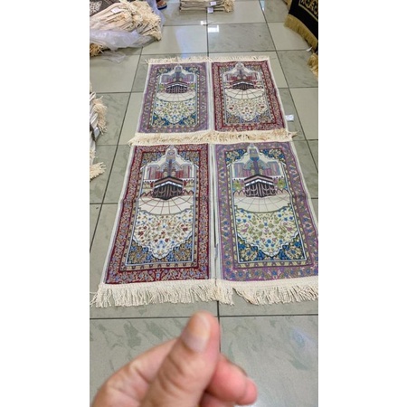 Sajadah Turki bordir mini mewah dan cantik.
